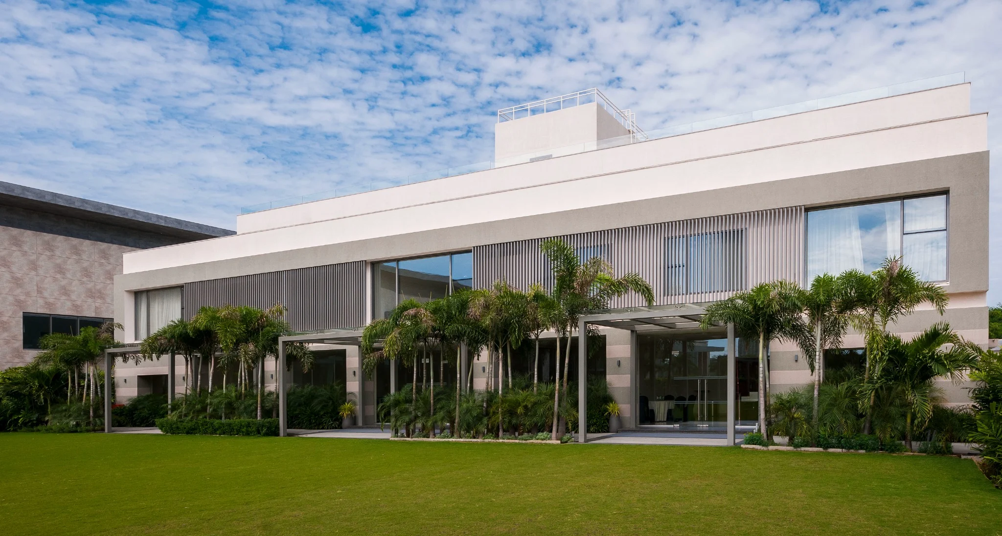 Anvaya Conventions facade and lawn