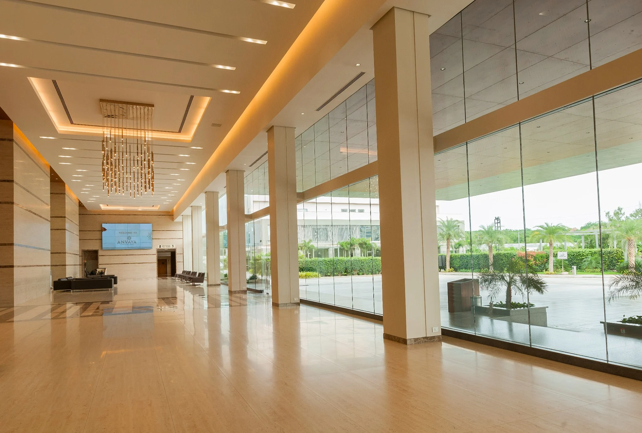 Anvaya Conventions side facade