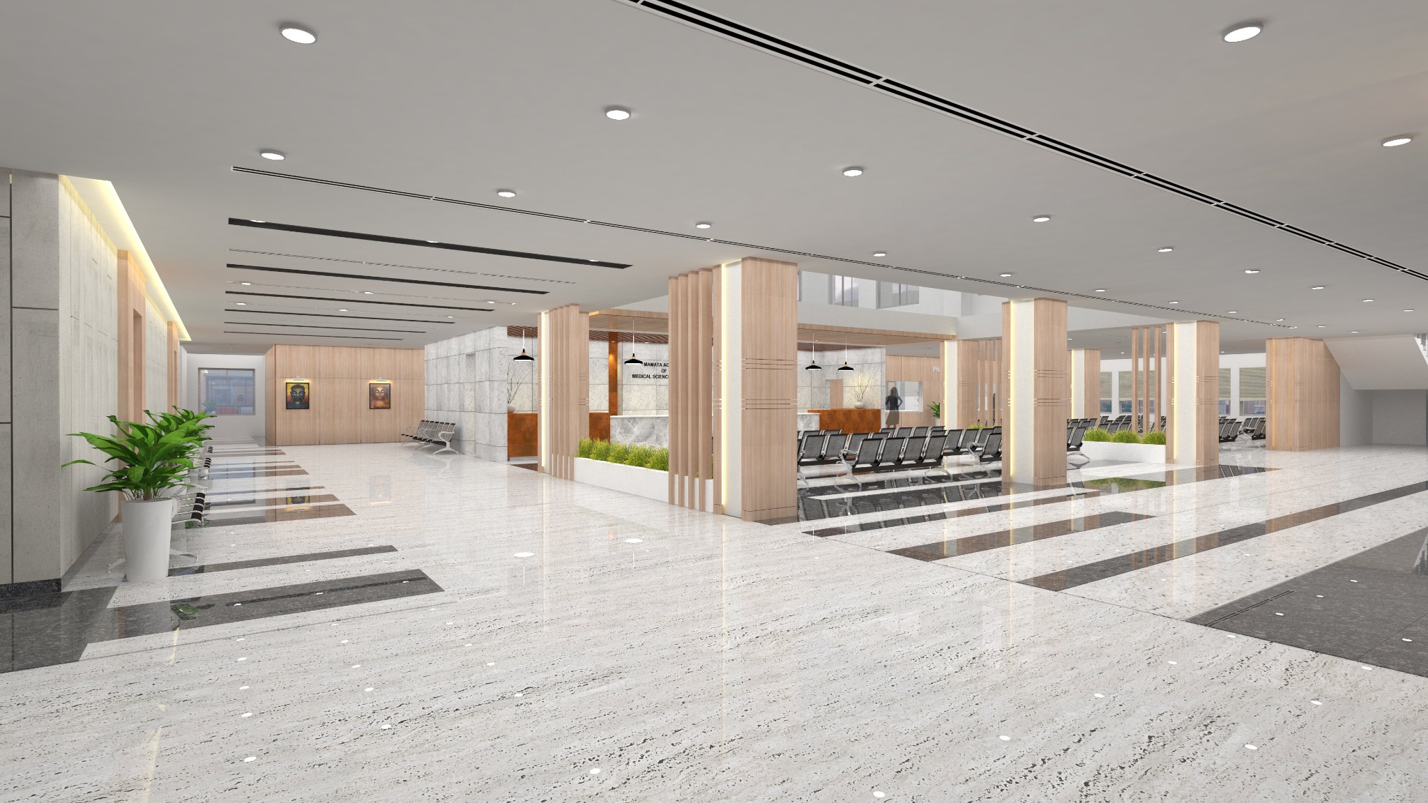 Mamatha Medical Campus lobby cutout