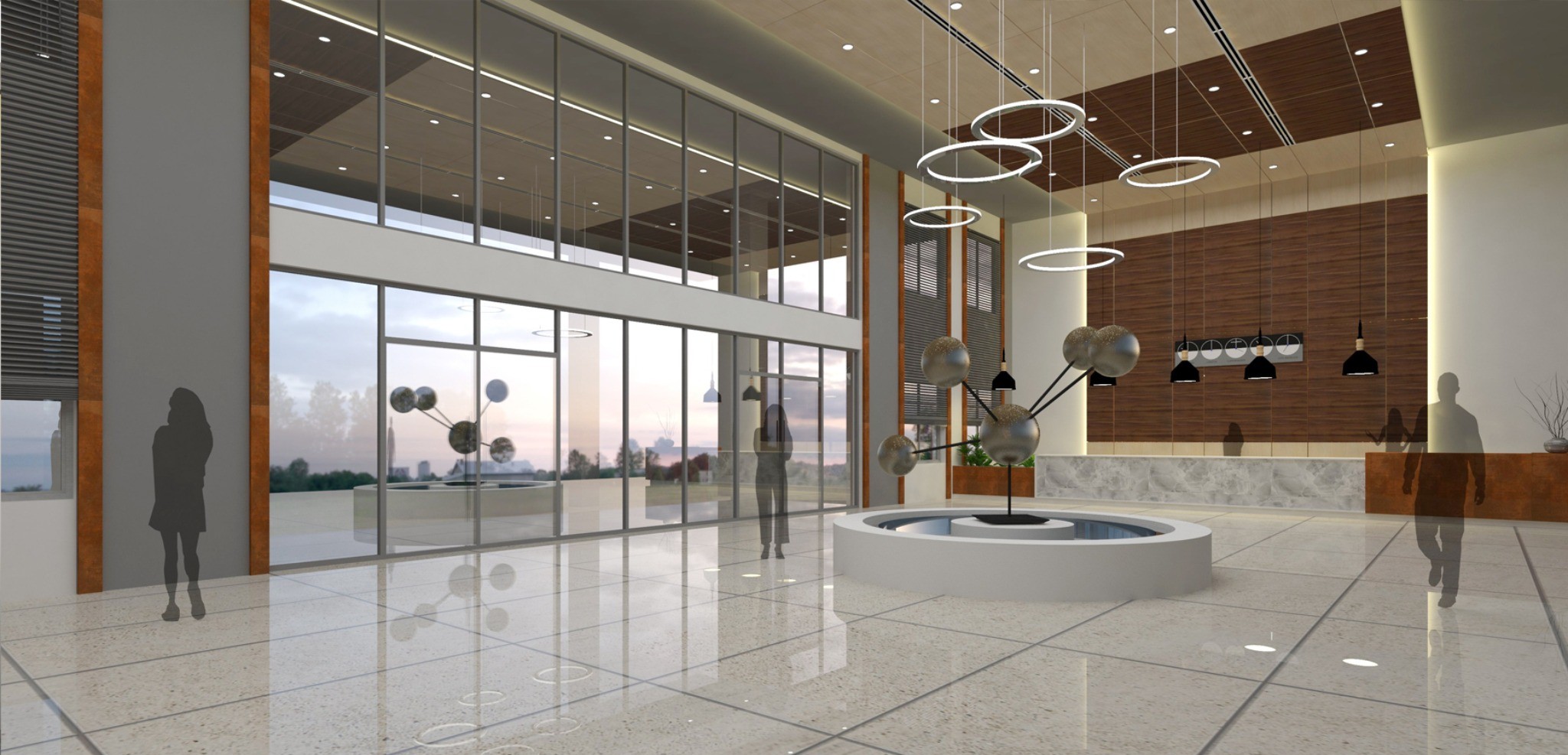 Mamatha Medical Campus college foyer option 2