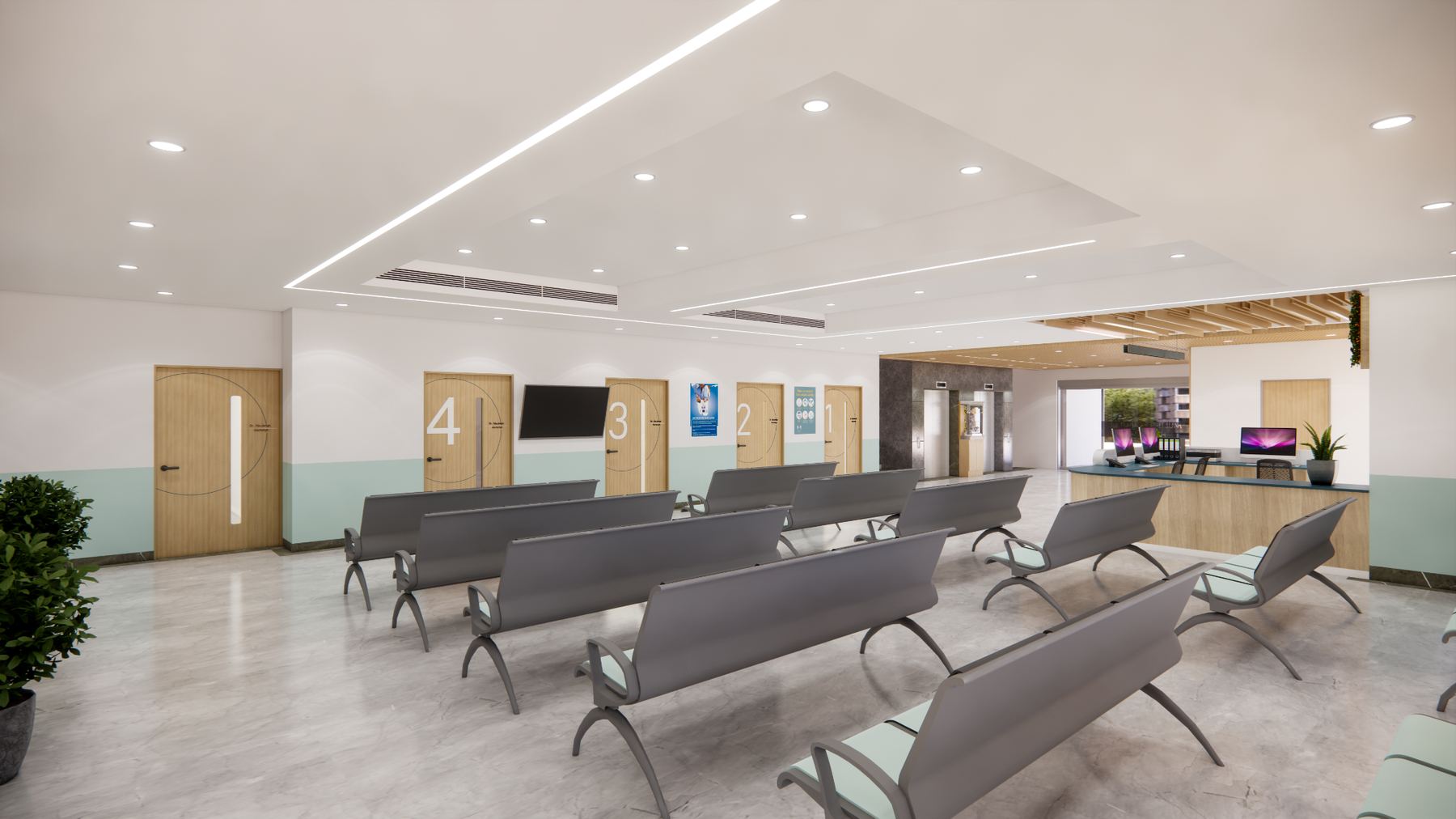 Prudence Super-Speciality Hospitals reception counter view