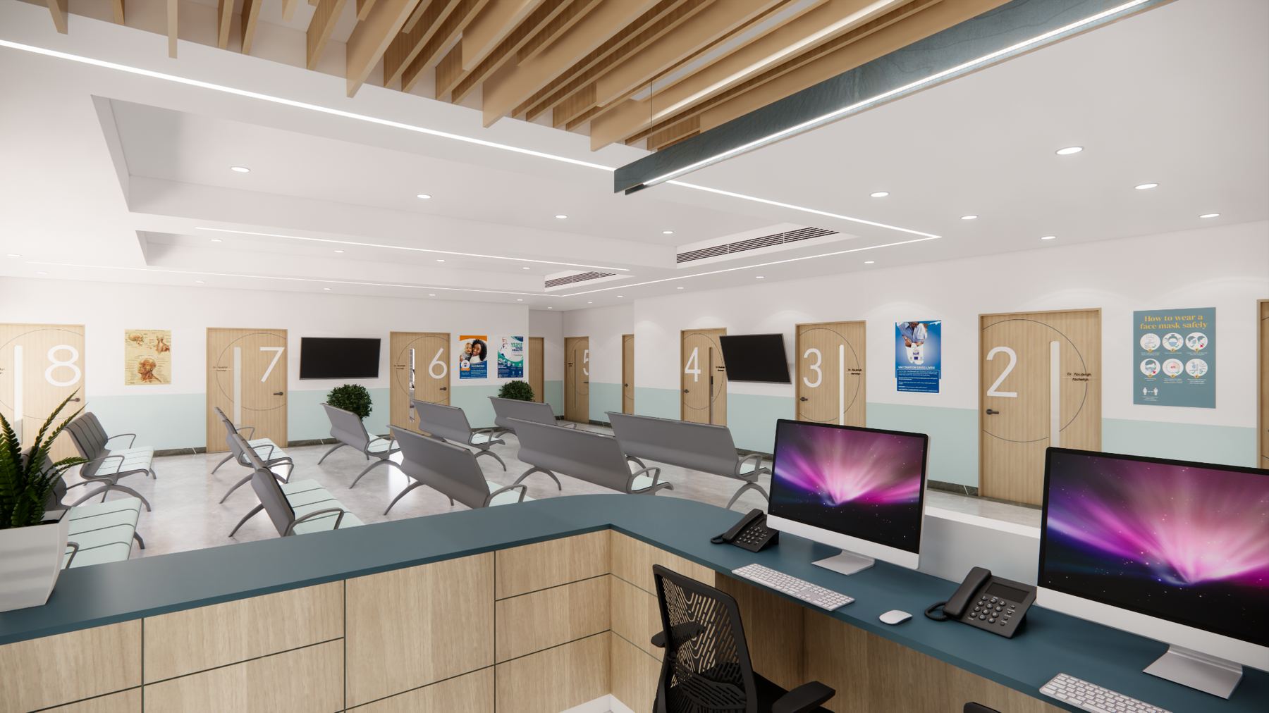 Prudence Super-Speciality Hospitals numbered consultation doors