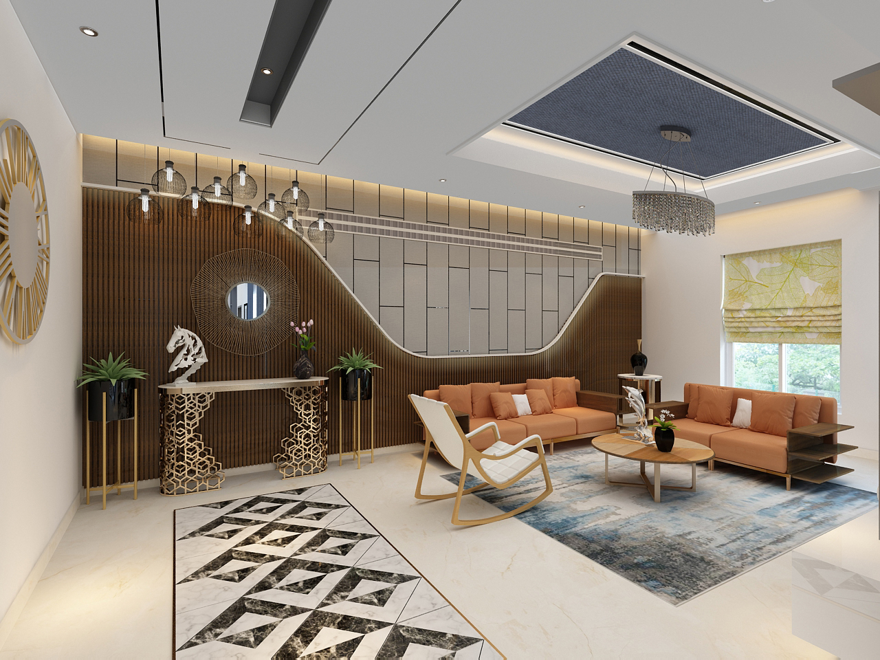 Prestine Villa Living Area